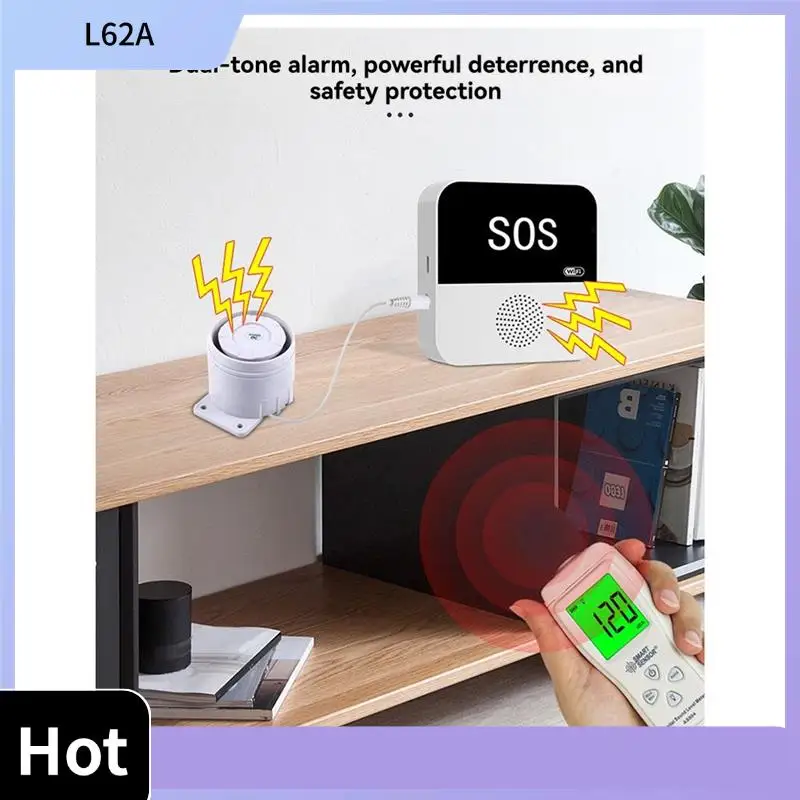 L62A Tuya Smart Wifi SOS Call Button For Elderly Emergency Alert System With Caregiver Pager For Seniors Patients
L62A Tuya Smart Wifi SOS Call Button For Elderly Emergency Alert System With Caregiver Pager For Seniors Patients
