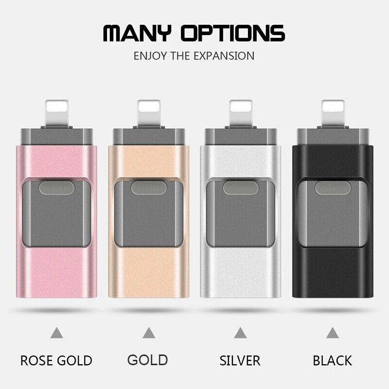 4in1 USB 3.0 Flash Drive For Iphone TYPE-C 128GB/256GB/512GB/1TB OTG Pen Drive Thumb Drive TYPE-C Memory Stick 4 In 1 Micro USB
4in1 USB 3.0 Flash Drive For Iphone TYPE-C 128GB/256GB/512GB/1TB OTG Pen Drive Thumb Drive TYPE-C Memory Stick 4 In 1 Micro USB