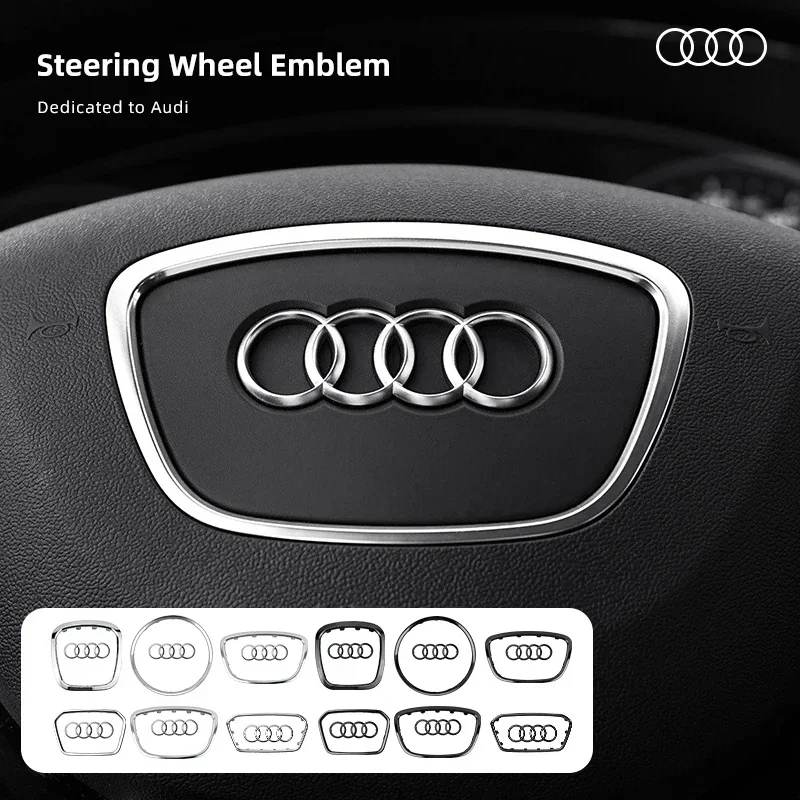 Car Steering Wheel Sticker for Audi A6L A3 A4 A5 A6 A7 A8 Q3 Q5 Q7 Q8 TT S5 S7 S8 RS7 RS6 Emblem Replaced Logo Auto Accessories
Car Steering Wheel Sticker for Audi A6L A3 A4 A5 A6 A7 A8 Q3 Q5 Q7 Q8 TT S5 S7 S8 RS7 RS6 Emblem Replaced Logo Auto Accessories