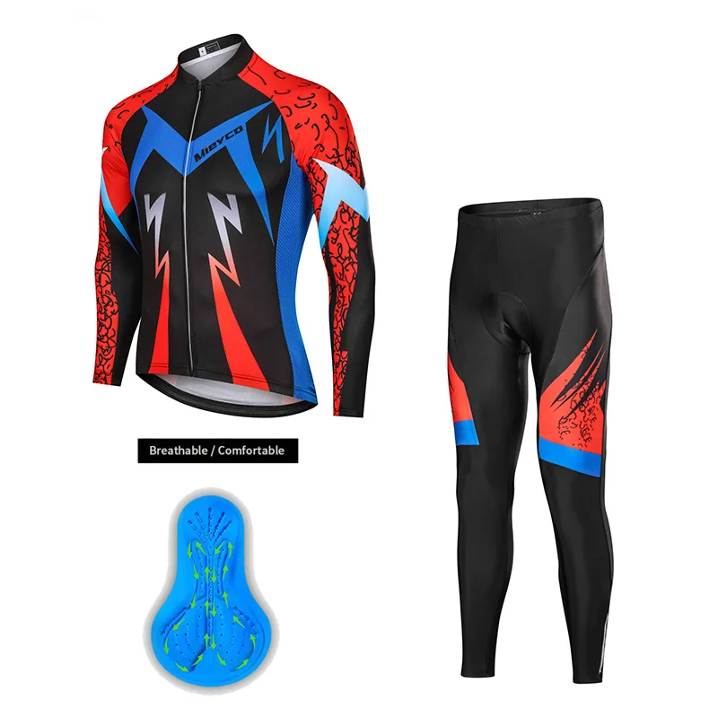 Men's Tracksuit Factory Direct Supply Spring Summer Cycling Jerseys Long-Sleeved Suit MTB Long Set of Sportswear Quick-Drying
Men's Tracksuit Factory Direct Supply Spring Summer Cycling Jerseys Long-Sleeved Suit MTB Long Set of Sportswear Quick-Drying