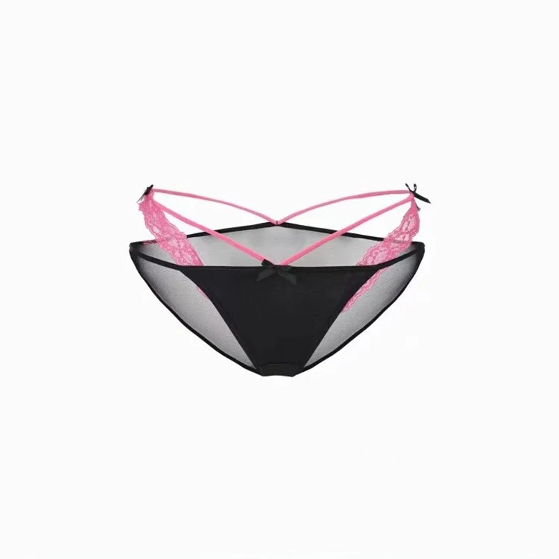 Sexy Hollow Out Color-Blocked Lace Panties Pure Desire See-Through Mesh Briefs For Women
Sexy Hollow Out Color-Blocked Lace Panties Pure Desire See-Through Mesh Briefs For Women
