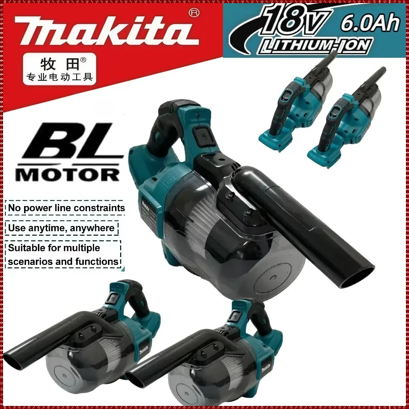 Makita Cordless Electric Vacuum Cleaner LED Portable Household Industrial Construction Cleaning Tool For Makita 18V Battery
Makita Cordless Electric Vacuum Cleaner LED Portable Household Industrial Construction Cleaning Tool For Makita 18V Battery