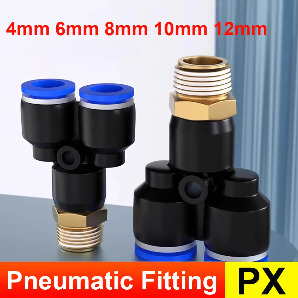 Pneumatic Air Connector Fitting PX 4mm 6mm 8mm 10mm 12mm Thread 1/8 1/4 3/8 1/2 M5 Straight Hose Fittings Pipe Quick Connectors
Pneumatic Air Connector Fitting PX 4mm 6mm 8mm 10mm 12mm Thread 1/8 1/4 3/8 1/2 M5 Straight Hose Fittings Pipe Quick Connectors