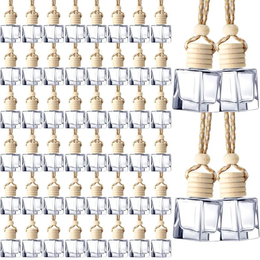 300 Pcs 8ml Hanging Car Air Freshener Diffuser Bottle Bulk Empty Clear Glass Perfume Bottles Refillable Aromatherapy Essential O
300 Pcs 8ml Hanging Car Air Freshener Diffuser Bottle Bulk Empty Clear Glass Perfume Bottles Refillable Aromatherapy Essential O