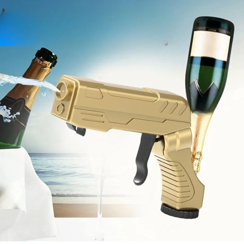 Пистолет для шампанского, распылитель вина, пистолет, бутылка пива, прочный пистолет-распылитель, версия из АБС-пластика для бара, дома, вечеринки, кухни, забавные инструменты для бара
Пистолет для шампанского, распылитель вина, пистолет, бутылка пива, прочный пистолет-распылитель, версия из АБС-пластика для бара, дома, вечеринки, кухни, забавные инструменты для бара