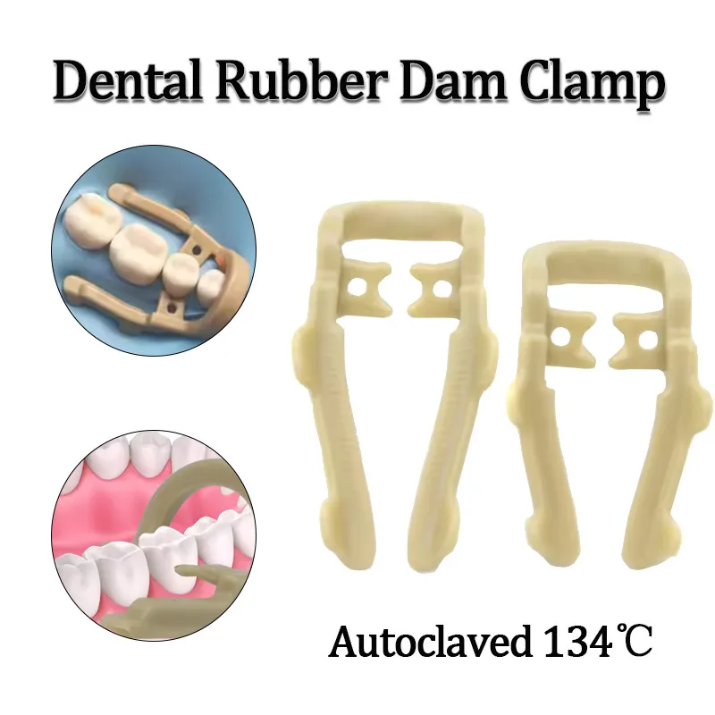 2Pcs Rubber Dam Clamp Dental Clamping Ring Sterilizable Clamp High Temperature
2Pcs Rubber Dam Clamp Dental Clamping Ring Sterilizable Clamp High Temperature