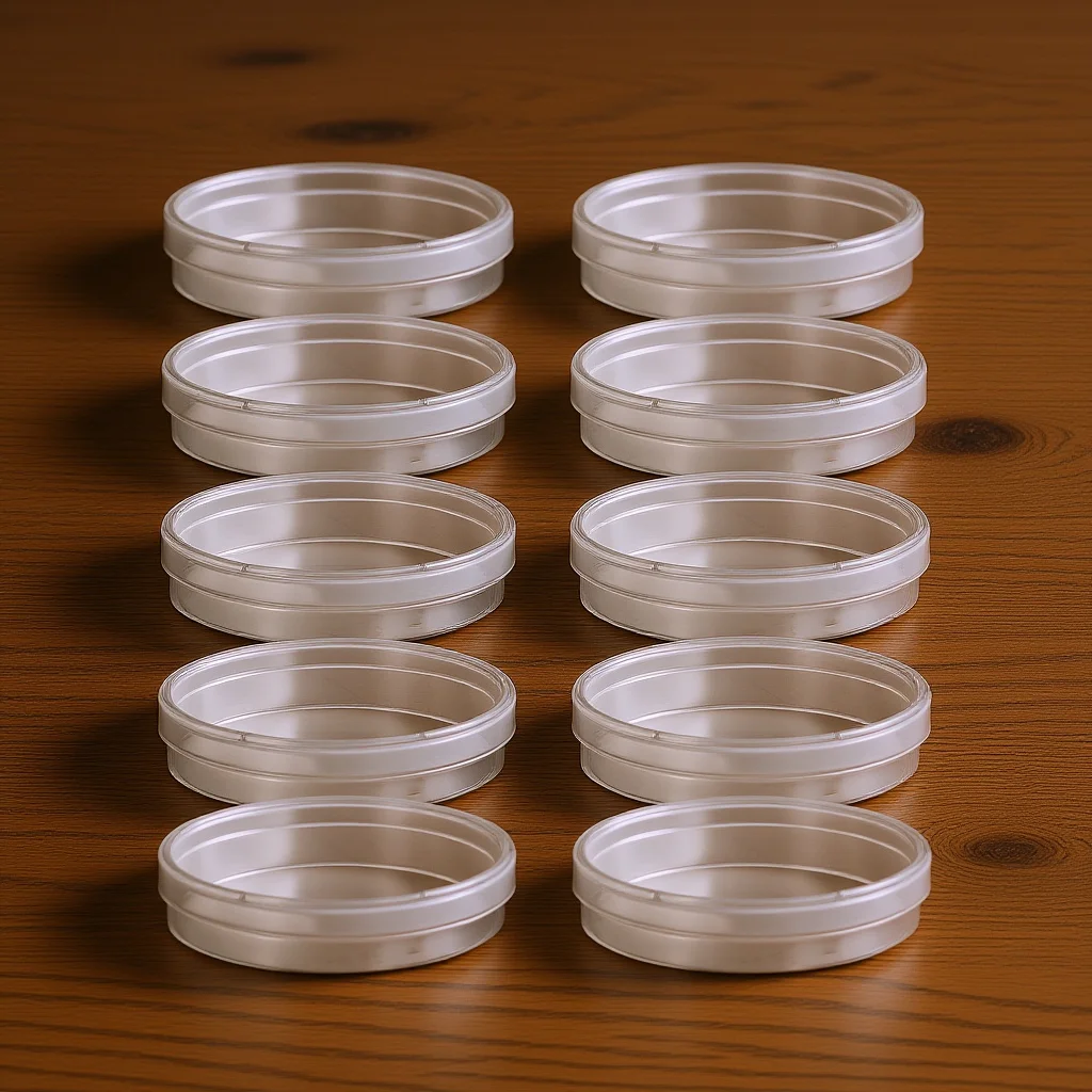 Lab Petri Dishes 10Pcs Sterile with Lids Agar Plates for Bacteria Chemistry Experiments Laboratory Use
Lab Petri Dishes 10Pcs Sterile with Lids Agar Plates for Bacteria Chemistry Experiments Laboratory Use