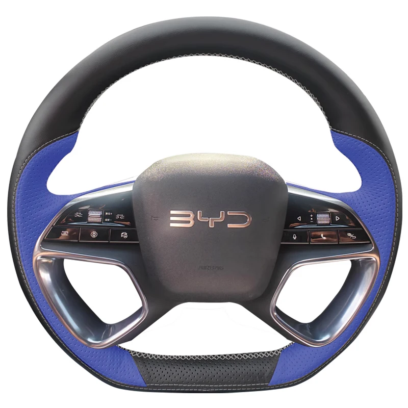 For BYD Sealion 7 2024 2025 Sealion 05 24-25 Hand Sewn Needle Thread Car Steering Wheel Cover Car Accessories Genuine Leather
For BYD Sealion 7 2024 2025 Sealion 05 24-25 Hand Sewn Needle Thread Car Steering Wheel Cover Car Accessories Genuine Leather