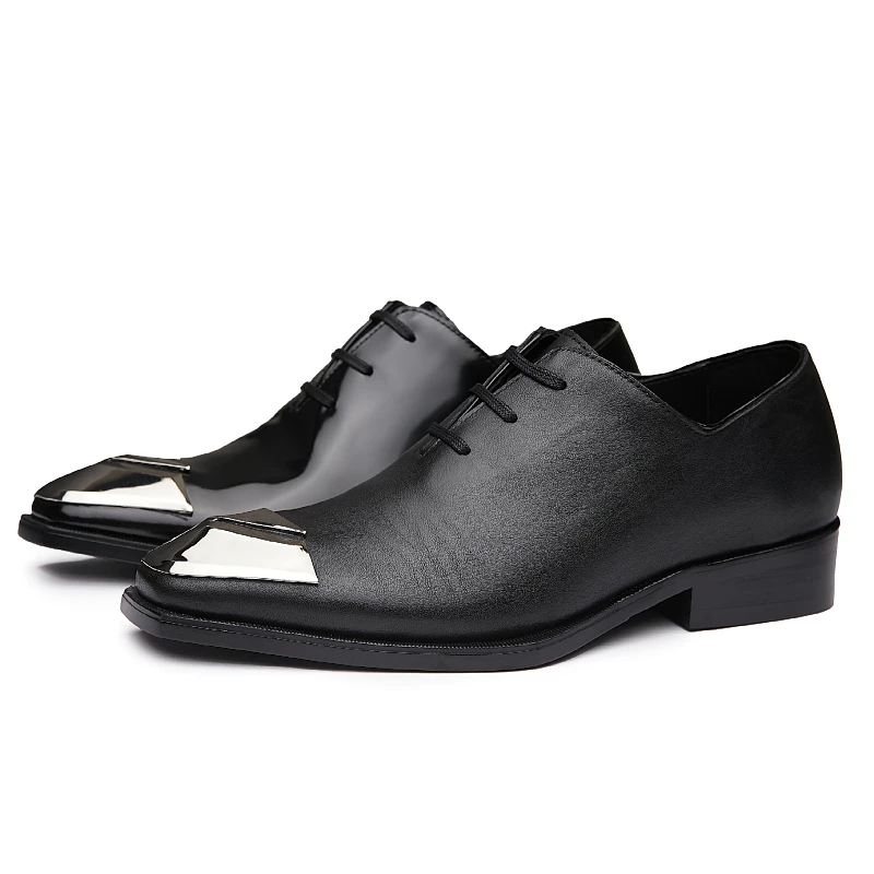 Metal Head Men Shoes Niche Design Shoes Leather 2023 Square Head Business Suit Leather Men
Metal Head Men Shoes Niche Design Shoes Leather 2023 Square Head Business Suit Leather Men