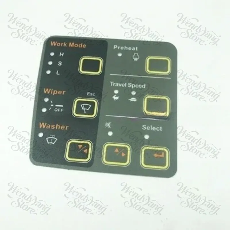 Suitable for 200/215/225/265/305/-7 Air Conditioning Instrument Key Control Panel Excavator Accessories Sticker
Suitable for 200/215/225/265/305/-7 Air Conditioning Instrument Key Control Panel Excavator Accessories Sticker