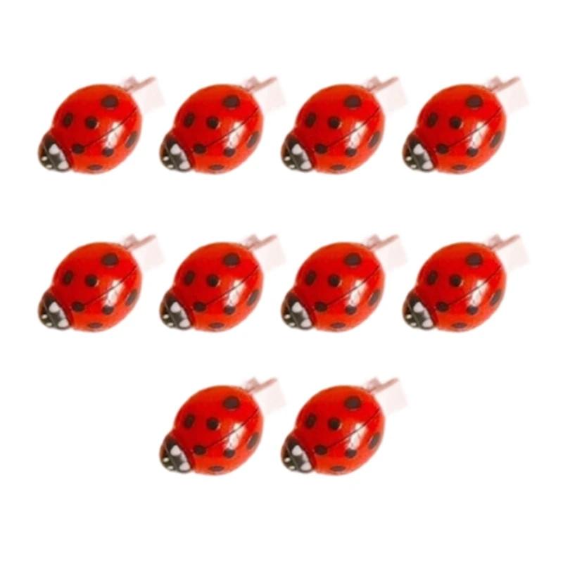 652F 10PCS Ladybird Shaped Hairpins Plastic Resin Hair Clip Hair Decoration for Childrens Daily Use and Party Wear
652F 10PCS Ladybird Shaped Hairpins Plastic Resin Hair Clip Hair Decoration for Childrens Daily Use and Party Wear