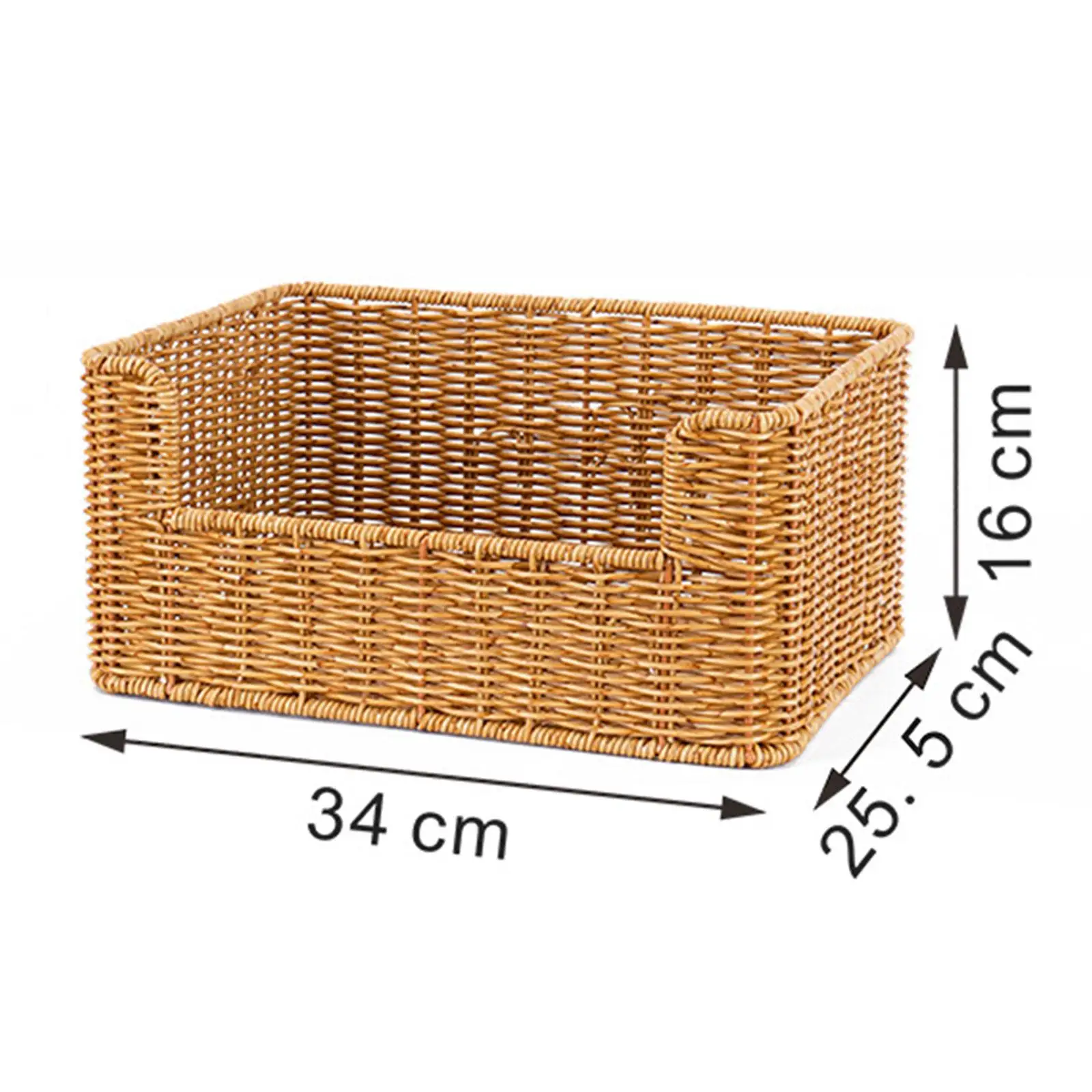 Imitation Rattan Storage Basket Decorative Handwoven Desktop Vanity Tray Rectangular for Living Room Home Kitchen
Imitation Rattan Storage Basket Decorative Handwoven Desktop Vanity Tray Rectangular for Living Room Home Kitchen