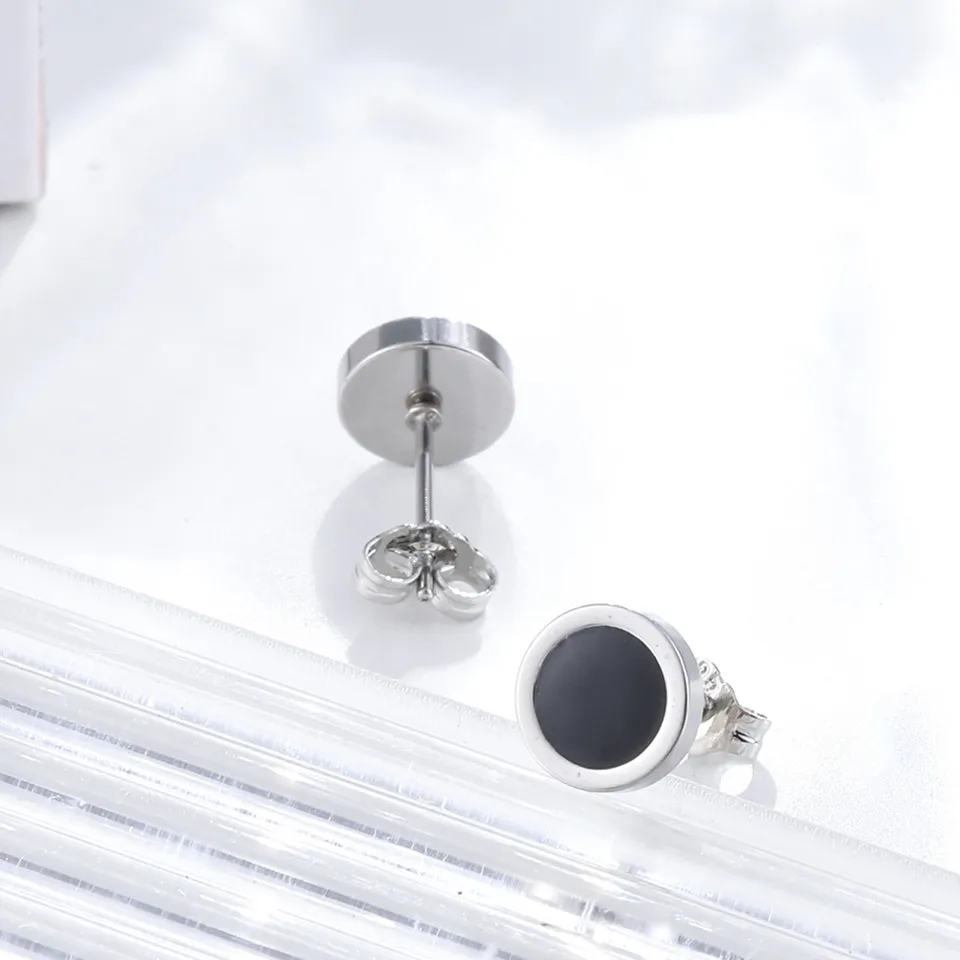 Buyee 925 Sterling Silver Rock Punk Earring Black Stone Simple Round Stud Earring for Women Men Girl Fashion Fine Jewelry Circle
Buyee 925 Sterling Silver Rock Punk Earring Black Stone Simple Round Stud Earring for Women Men Girl Fashion Fine Jewelry Circle