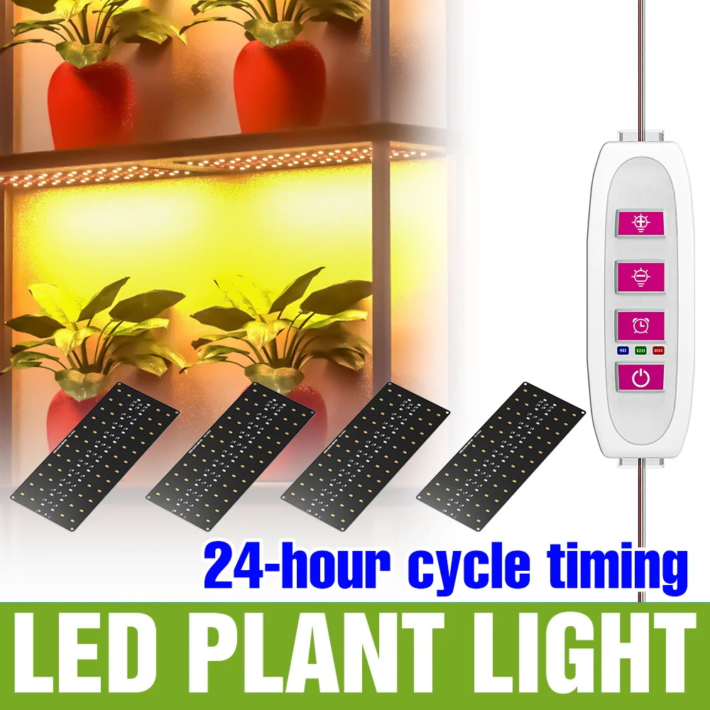 USB LED Full Spectrum Plant Lamp Quantum Board Grow Light With Timing Auto On/Off Dimmable For Indoor Potted Flowers Cultivation
USB LED Full Spectrum Plant Lamp Quantum Board Grow Light With Timing Auto On/Off Dimmable For Indoor Potted Flowers Cultivation