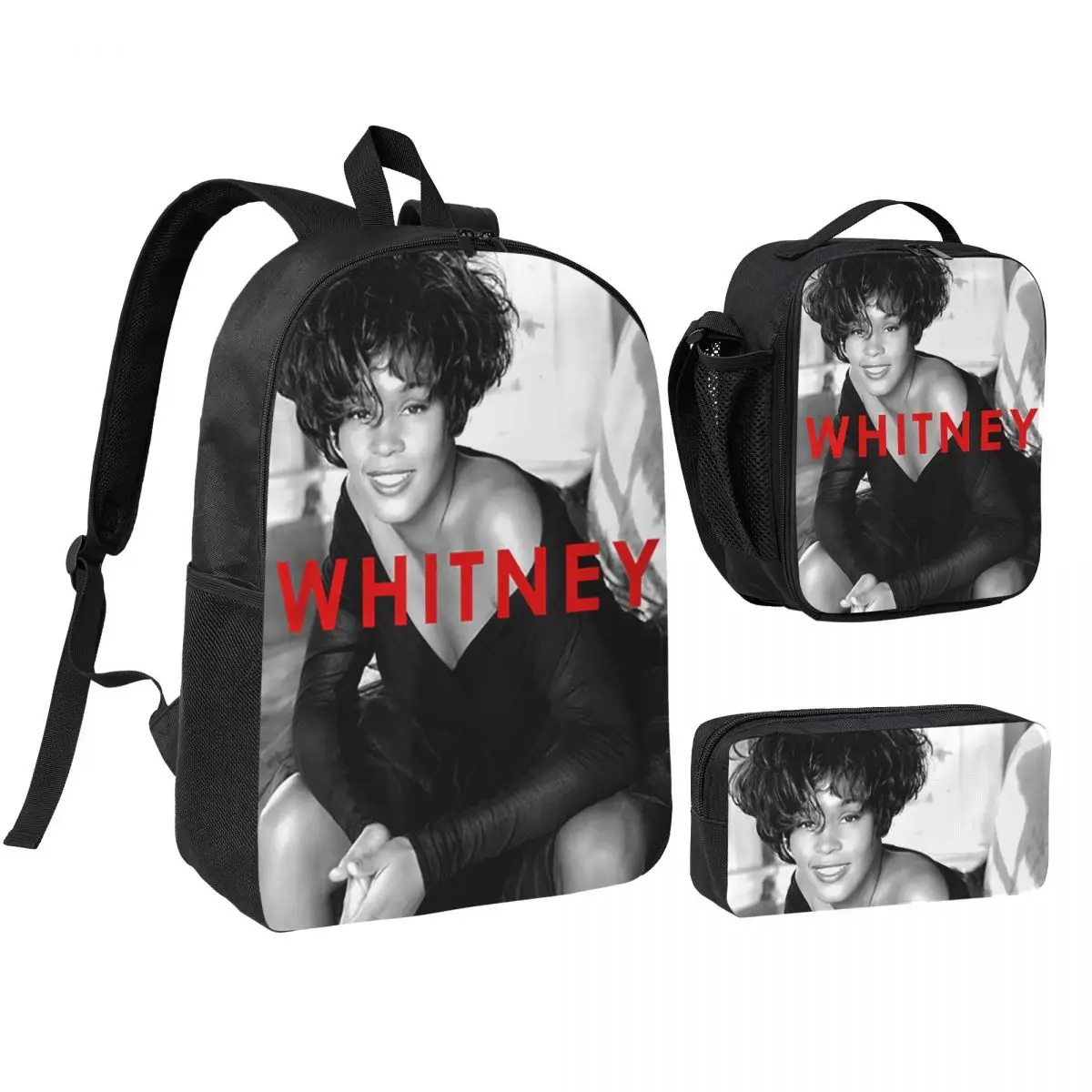 Vintage Whitney Houston Inspired Backpack Student BookBag School Bag Shoulder Bags 3ps Insulated Lunch Bag Pencil Case
Vintage Whitney Houston Inspired Backpack Student BookBag School Bag Shoulder Bags 3ps Insulated Lunch Bag Pencil Case