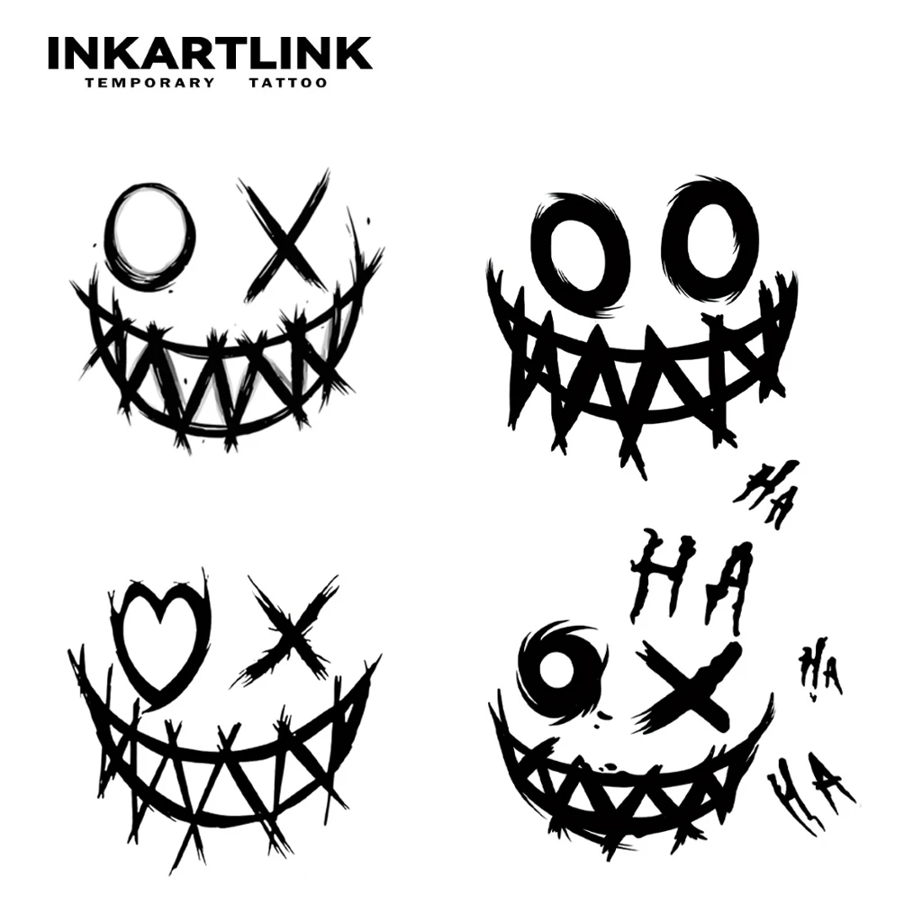 Smiley Face Temporary Tattoo,Lasts To 15 Days New Technology Magic Waterproof Semi Permanent Sticker.
Smiley Face Temporary Tattoo,Lasts To 15 Days New Technology Magic Waterproof Semi Permanent Sticker.