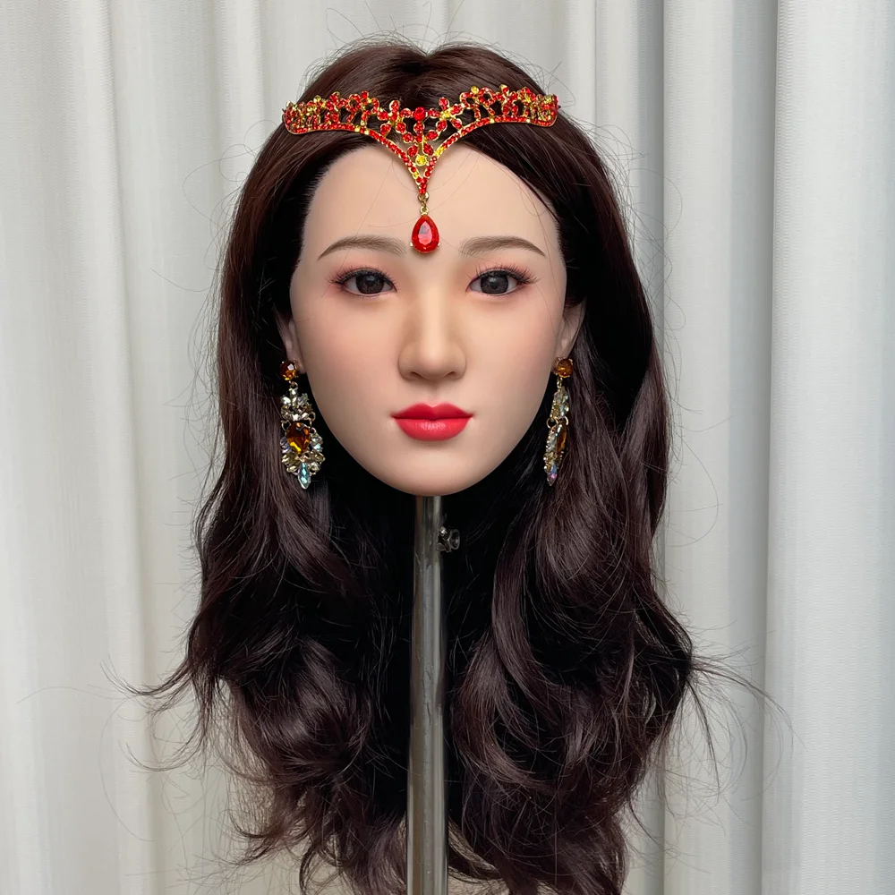 New female head model,classic version of an Eastern beauty head model,made of silicone,with soft texture,suitable for hairdresse
New female head model,classic version of an Eastern beauty head model,made of silicone,with soft texture,suitable for hairdresse