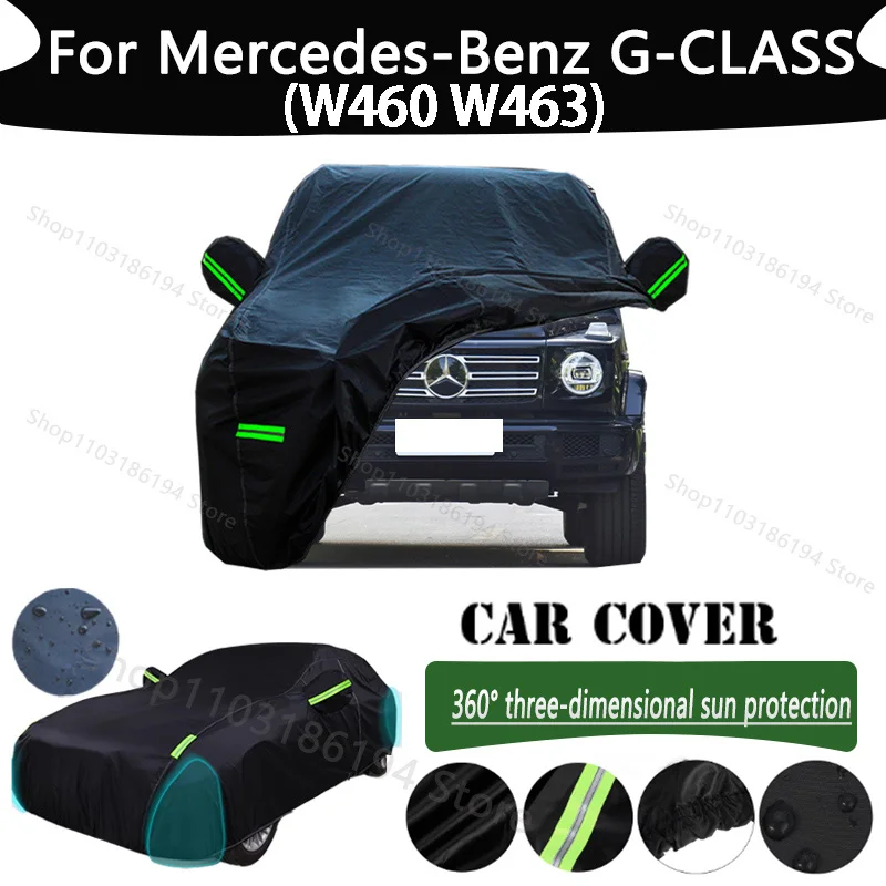 For Mercedes-Benz G-CLASS Outdoor Protection Full Car Cover Rainwater Sunshine Snow Covers Dustproof Scratches Car Cover
For Mercedes-Benz G-CLASS Outdoor Protection Full Car Cover Rainwater Sunshine Snow Covers Dustproof Scratches Car Cover