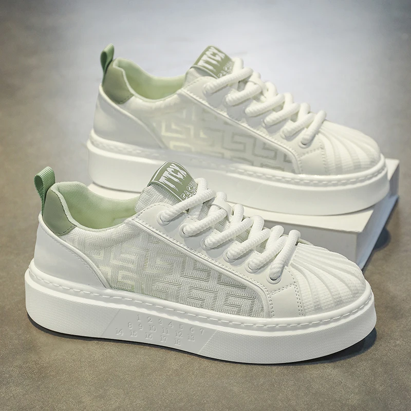 Men's Summer New Breathable Mesh Ice Silk Anti-slip Casual Sports Lightweight Soft Bottom Sneakers Trendy White Outdoor Shoes
Men's Summer New Breathable Mesh Ice Silk Anti-slip Casual Sports Lightweight Soft Bottom Sneakers Trendy White Outdoor Shoes