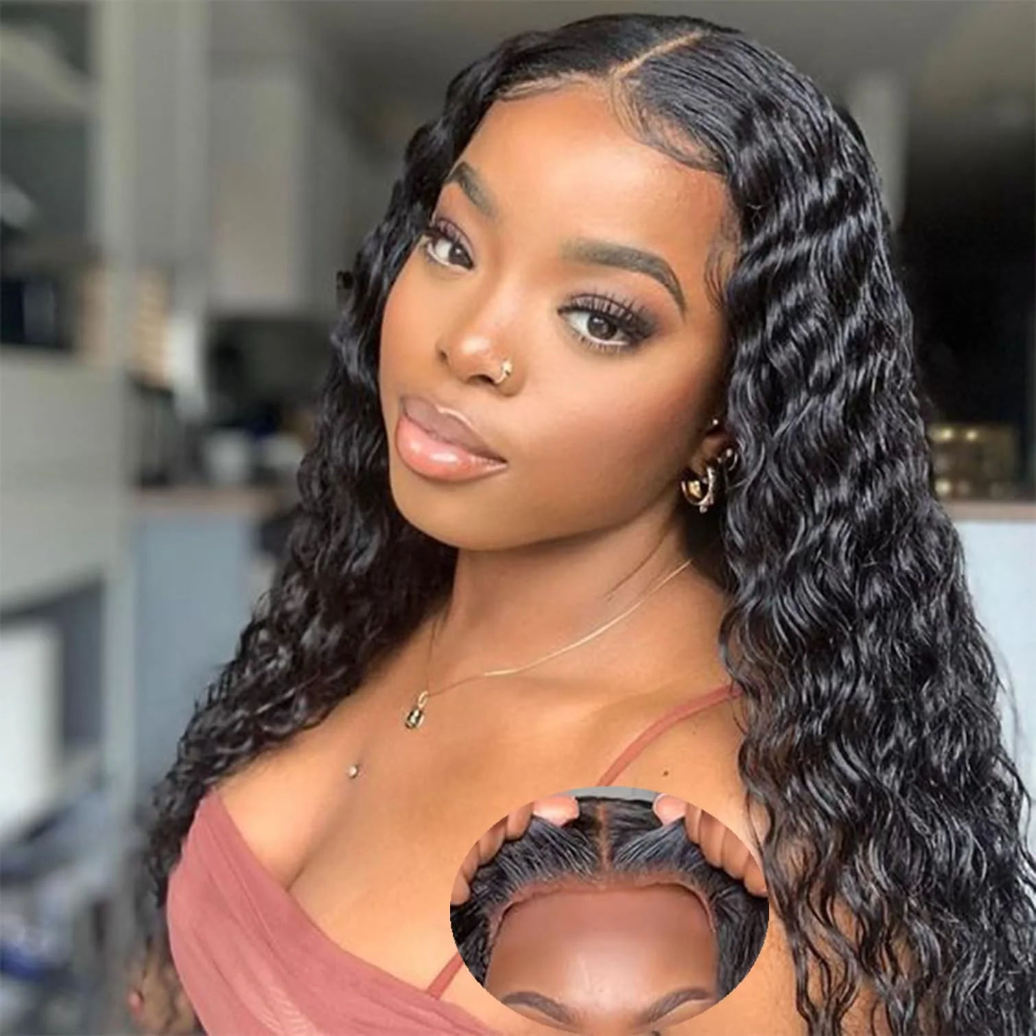 5x5 Closure Lace Frontal Glueless Wigs Human Hair Deep Wave 4x4 Closure Lace Front Wigs for Women Water Wave Human Hair Wig
5x5 Closure Lace Frontal Glueless Wigs Human Hair Deep Wave 4x4 Closure Lace Front Wigs for Women Water Wave Human Hair Wig