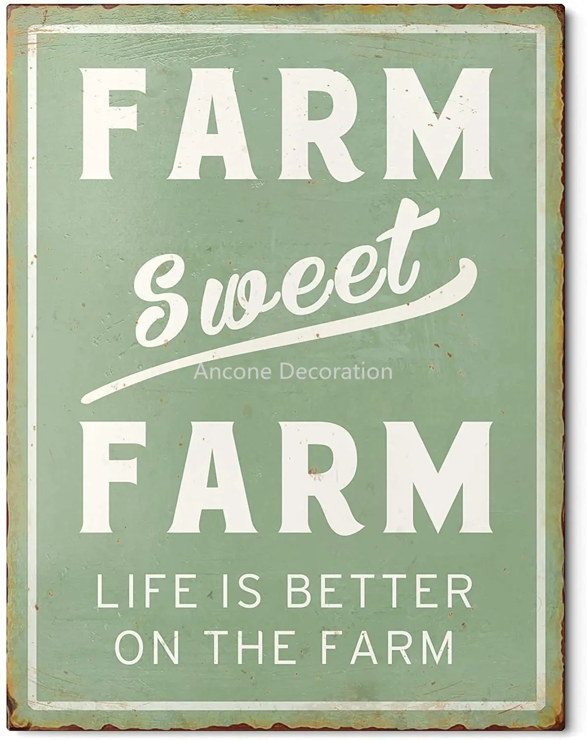 Barnyard Designs 'Farm Sweet Farm Life Is Better On The Farm' Retro Vintage Metal Tin Bar Sign, Decorative Wall Art Signage,
Barnyard Designs 'Farm Sweet Farm Life Is Better On The Farm' Retro Vintage Metal Tin Bar Sign, Decorative Wall Art Signage,
