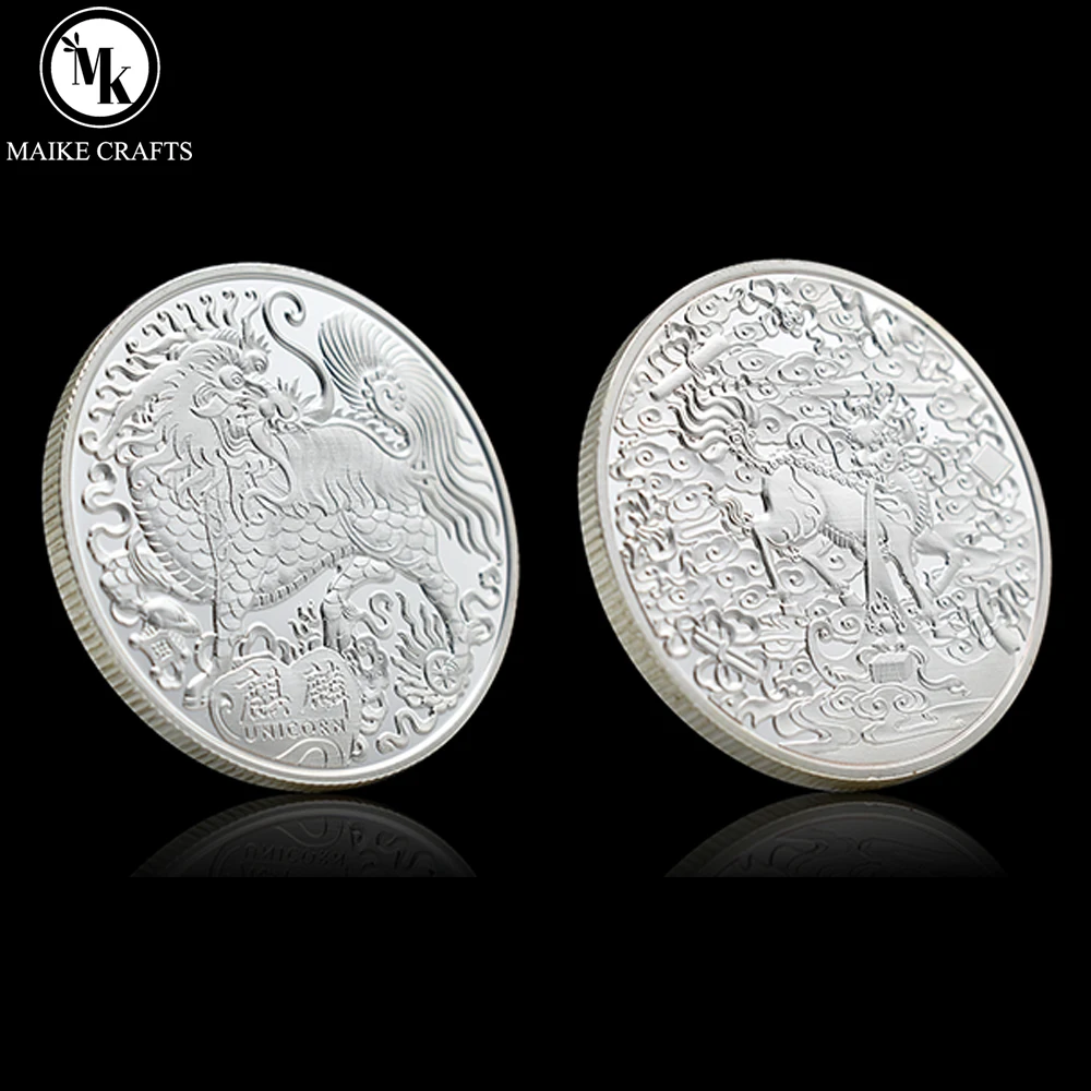 China Kirin Commemorative Coin Metal Mythical Auspicious Beast Lucky Challenge Coin Holiday Gift
China Kirin Commemorative Coin Metal Mythical Auspicious Beast Lucky Challenge Coin Holiday Gift