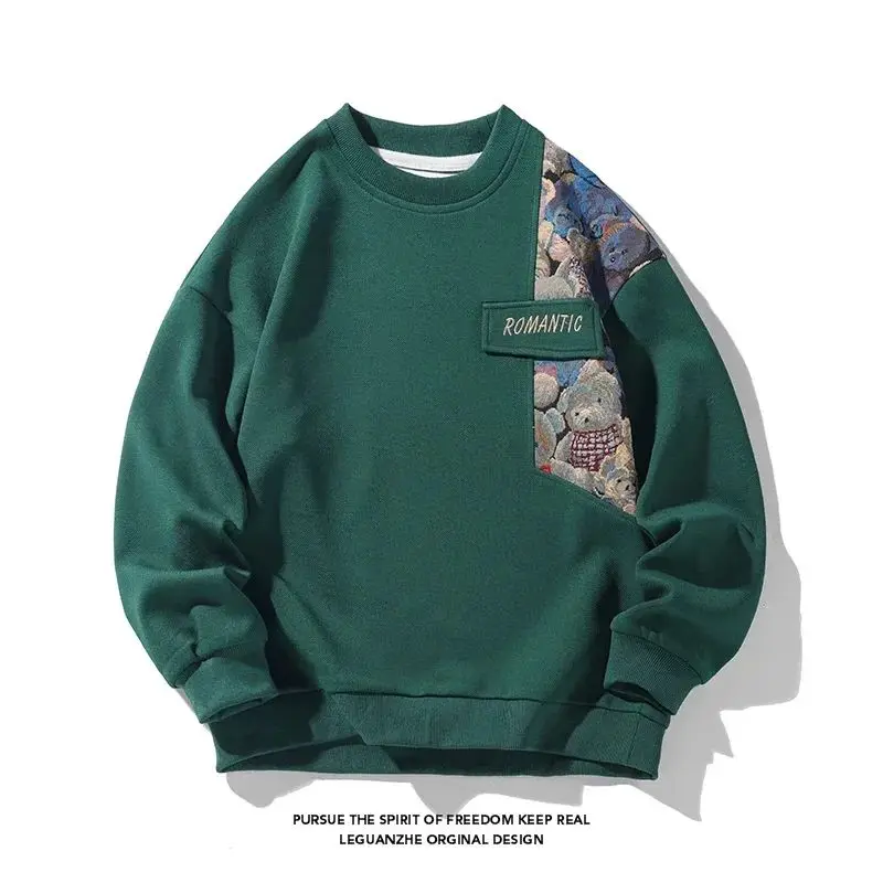 New Autumn Men's Pullover Sweatshirt Harajuku Embroidered Design round Neck Pattern as Described Other Brand round Neck Sweat...
New Autumn Men's Pullover Sweatshirt Harajuku Embroidered Design round Neck Pattern as Described Other Brand round Neck Sweat...
