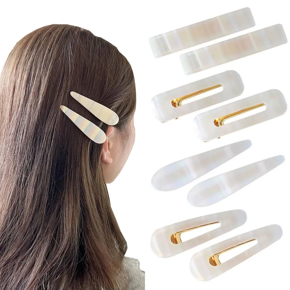 Korean Hair Clips for Hair Women Hair Barrettes Geometric Shape Duckbill Clip Color Stripes Hair Clip Girls Hair Accessories New
Korean Hair Clips for Hair Women Hair Barrettes Geometric Shape Duckbill Clip Color Stripes Hair Clip Girls Hair Accessories New