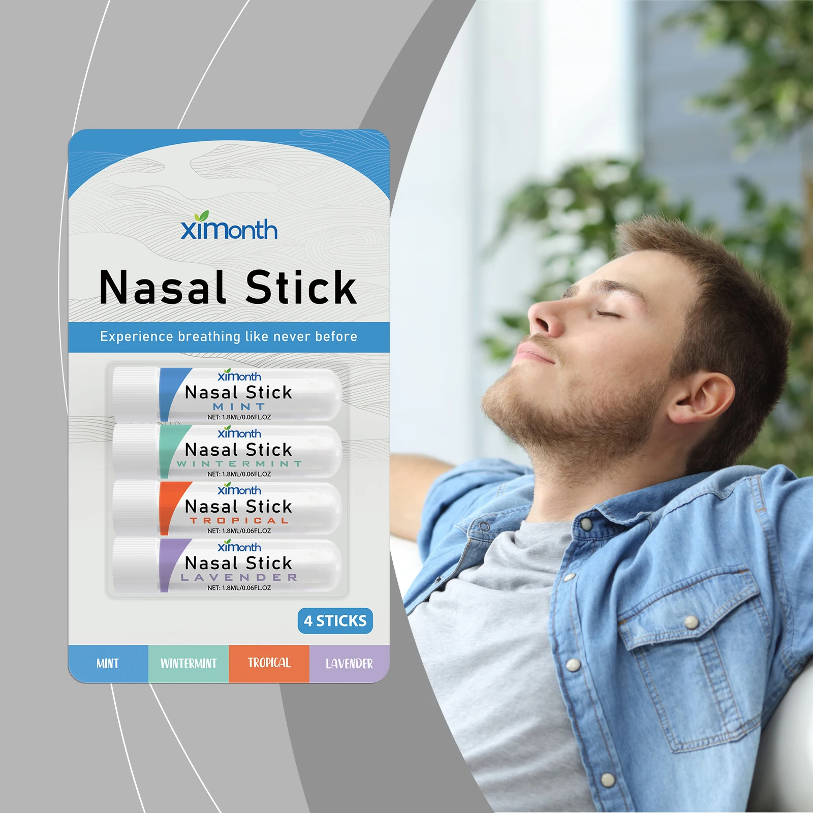 Aromatherapy Nasal Stick Boost Focus Enhance Fresh Breathing Prevent Drowsy Driving Nose Congestion Relief Energizing Energy Bar
Aromatherapy Nasal Stick Boost Focus Enhance Fresh Breathing Prevent Drowsy Driving Nose Congestion Relief Energizing Energy Bar