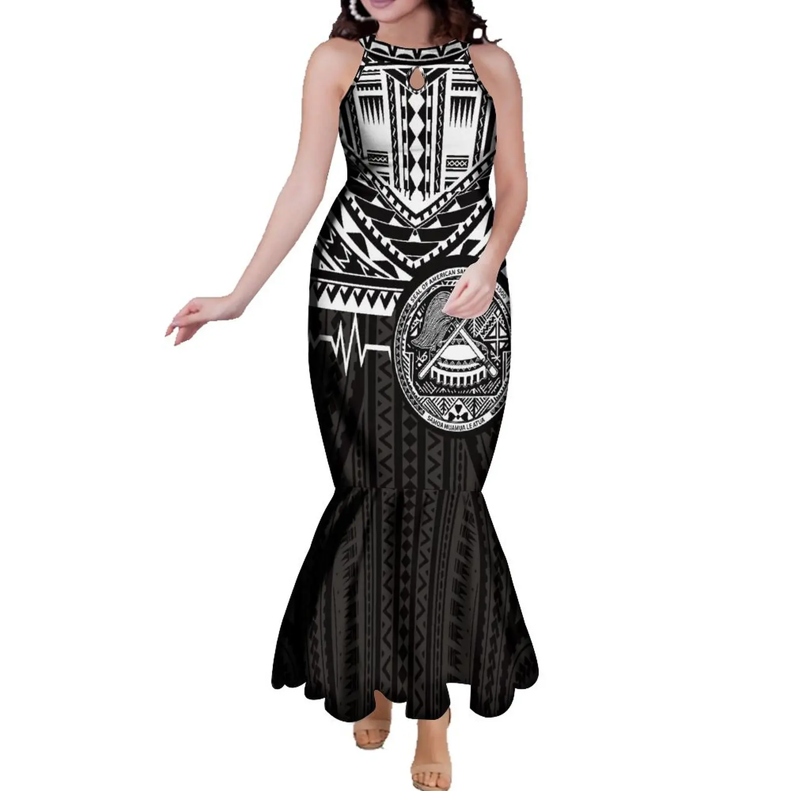 Custom Logo Samoa Holiday Party Women'S Dress Elegant Long Dress Pacific Island Custom Feature Big Man Fishtail Evening Gown
Custom Logo Samoa Holiday Party Women'S Dress Elegant Long Dress Pacific Island Custom Feature Big Man Fishtail Evening Gown