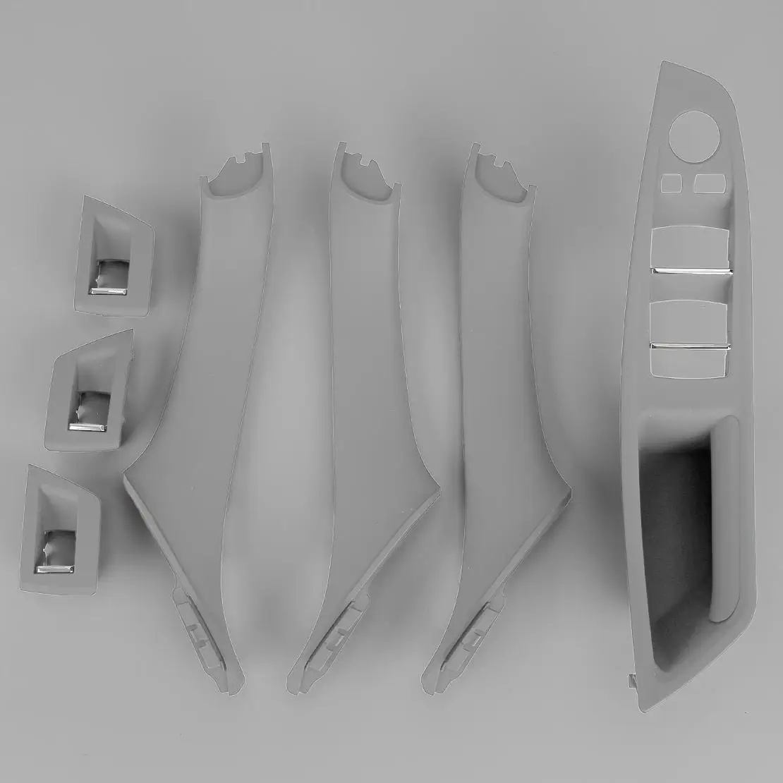 1 Set Car Inner Door Panel Handle Cover Trim Gray ABS Left Hand Drive Fit for BMW 5 Series F10 2011 2012 2013 2014 2015 2016
1 Set Car Inner Door Panel Handle Cover Trim Gray ABS Left Hand Drive Fit for BMW 5 Series F10 2011 2012 2013 2014 2015 2016