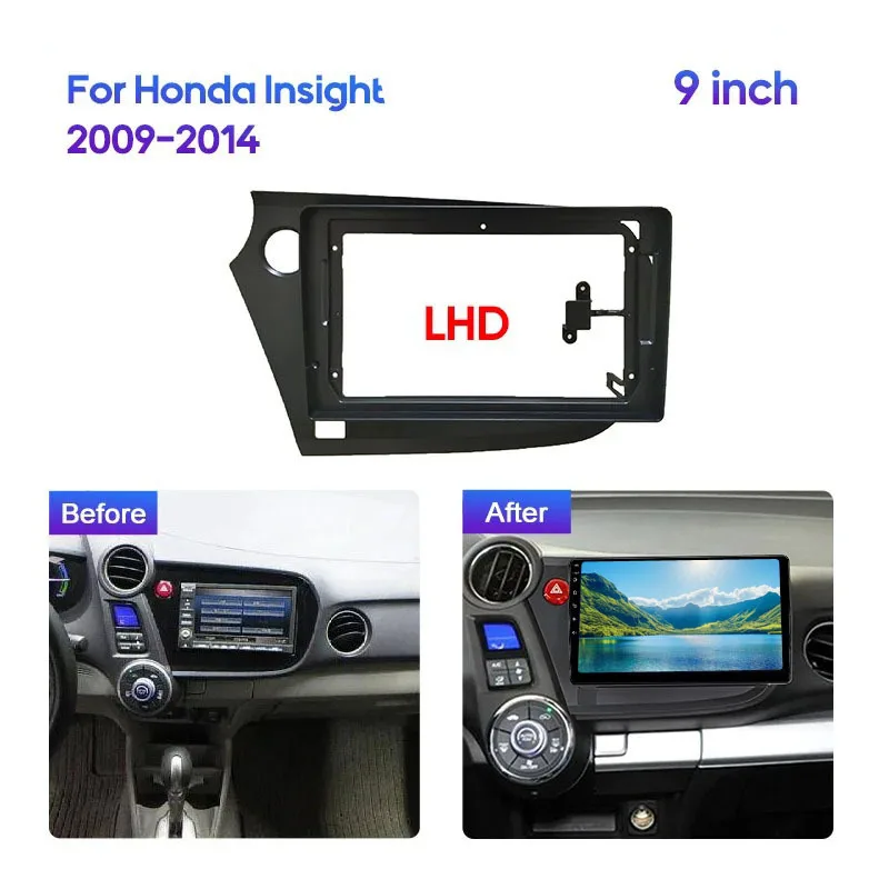 9inch Frame Car Fascia for HONDA INSIGHT 2009-2014(LHD) Android Stereo Player Panel Dash Frame Installation Trim
9inch Frame Car Fascia for HONDA INSIGHT 2009-2014(LHD) Android Stereo Player Panel Dash Frame Installation Trim