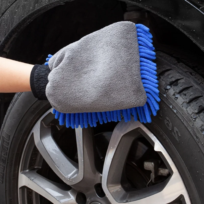 Car Wash Glove Chenille Coral Mitt Soft Anti-scratch for Car Wash Multifunction Thick Cleaning Glove Car Wax Detailing Brush
Car Wash Glove Chenille Coral Mitt Soft Anti-scratch for Car Wash Multifunction Thick Cleaning Glove Car Wax Detailing Brush