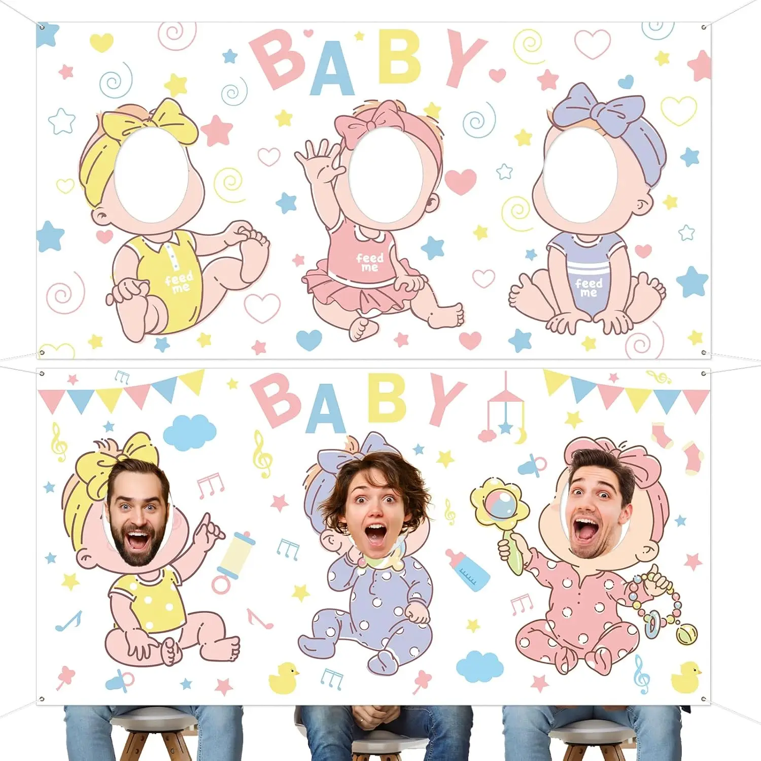 Baby Shower Games Backdrop Feed Me Baby Shower Game Party Background Who is The Babys Daddy Games Banner Funny Bridal Party Acti
Baby Shower Games Backdrop Feed Me Baby Shower Game Party Background Who is The Babys Daddy Games Banner Funny Bridal Party Acti