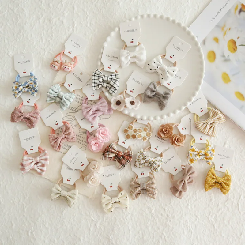 Ins Style Bow Hair Tie Set for Kids Soft High Elasticity Non Slip Daily Ponytail Holder Cute Gentle on Hair 1 Set
Ins Style Bow Hair Tie Set for Kids Soft High Elasticity Non Slip Daily Ponytail Holder Cute Gentle on Hair 1 Set