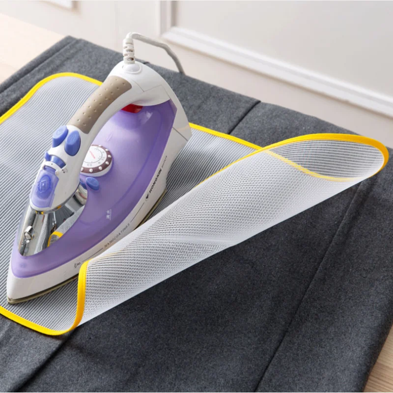 Heat Resistant Ironing Board Cover with Insulation Pad, Anti-Scald Mesh Guard for Home Laundry Protection, Random Colors
Heat Resistant Ironing Board Cover with Insulation Pad, Anti-Scald Mesh Guard for Home Laundry Protection, Random Colors
