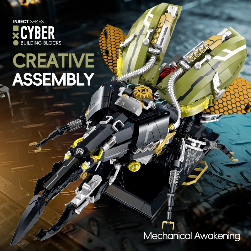Movable Cyberpunk Animal Building Blocks Model Simulation Machine Insects DIY Creative Toys Kids Adult Boys Gifts Bricks Sets
Movable Cyberpunk Animal Building Blocks Model Simulation Machine Insects DIY Creative Toys Kids Adult Boys Gifts Bricks Sets