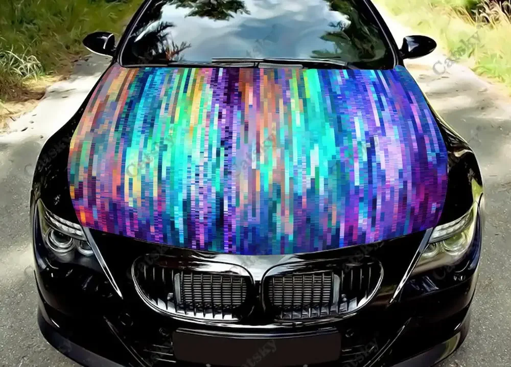 Abstract Digital Glitch Noise Art Car Hood Vinyl Stickers Wrap Vinyl Film Engine Cover Decals Sticker on Car Auto Accessories
Abstract Digital Glitch Noise Art Car Hood Vinyl Stickers Wrap Vinyl Film Engine Cover Decals Sticker on Car Auto Accessories