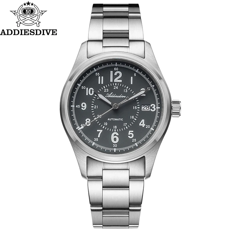 ADDIESDIVE Mens Diver Watch Luxury Waterproof Automatic Mechanical Sapphire Date Stainless Steel Watch NEW Men Relogio Masculino
ADDIESDIVE Mens Diver Watch Luxury Waterproof Automatic Mechanical Sapphire Date Stainless Steel Watch NEW Men Relogio Masculino
