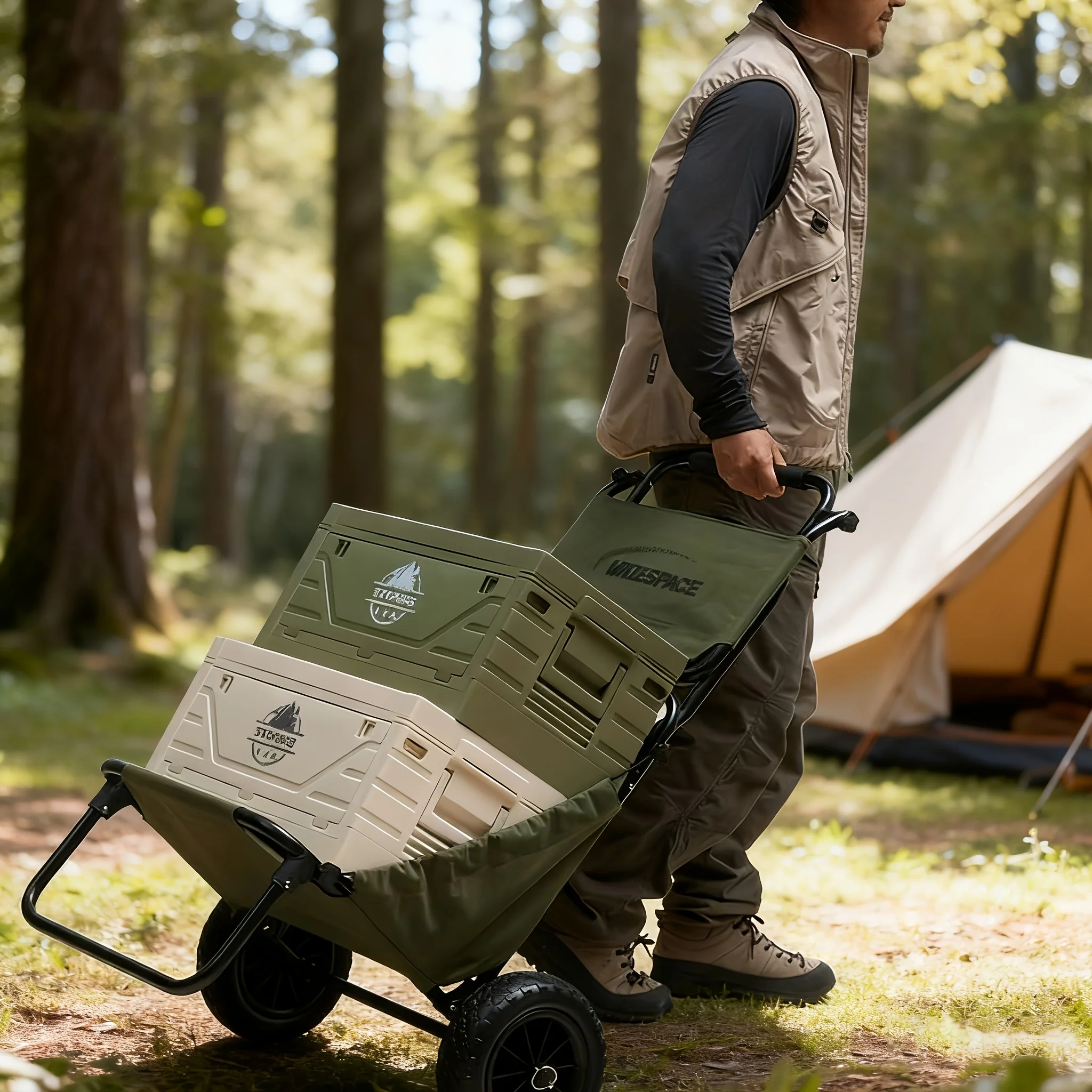 Camping Storage Box with Folding Table Handle, Durable Plastic Multi-Functional Storage Box, Outdoor Camping, Car Trunk, Sturdy
Camping Storage Box with Folding Table Handle, Durable Plastic Multi-Functional Storage Box, Outdoor Camping, Car Trunk, Sturdy