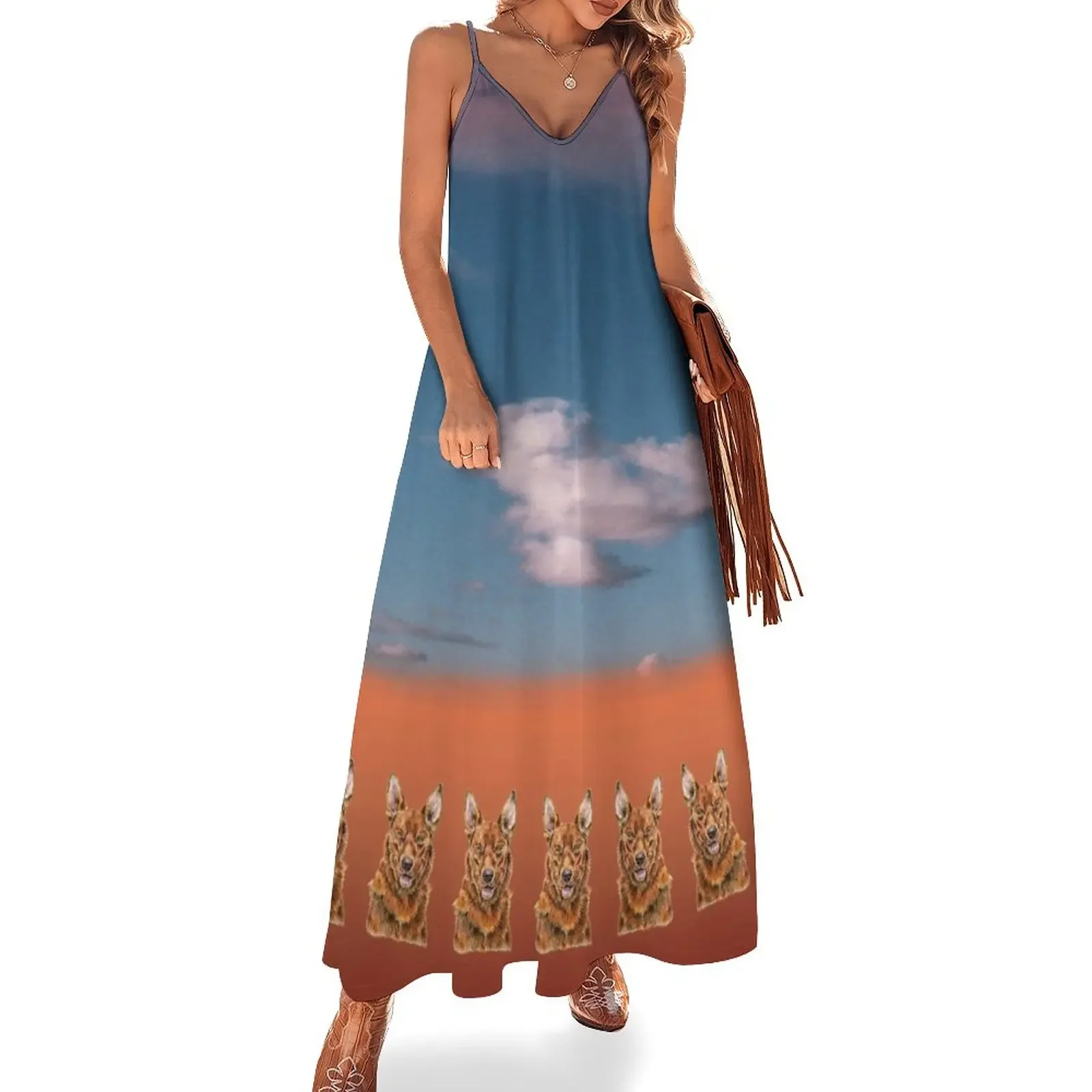 Kelpie - You Ripper! Sleeveless Dress Women's summer suit chic and elegant evening dress Dress
Kelpie - You Ripper! Sleeveless Dress Women's summer suit chic and elegant evening dress Dress