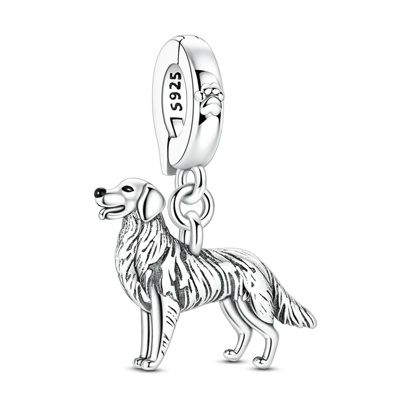 Animal Series 925 Sterling Silver Pendant Golden Retriever Universal Snap Charms Beads For Woman Fit Bracelets DIY Jewelry Gifts
Animal Series 925 Sterling Silver Pendant Golden Retriever Universal Snap Charms Beads For Woman Fit Bracelets DIY Jewelry Gifts