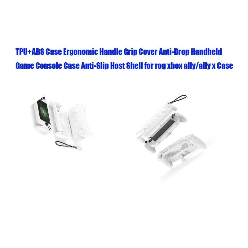 TPU+ABS Case Ergonomic Handle Grip Cover Anti-Drop Handheld Game Console Case Anti-Slip Host Shell for rog xbox ally/ally x Case
TPU+ABS Case Ergonomic Handle Grip Cover Anti-Drop Handheld Game Console Case Anti-Slip Host Shell for rog xbox ally/ally x Case