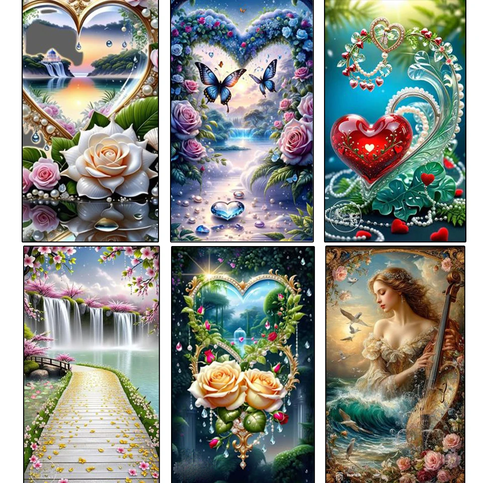 New Diamond Flower Dress Women's Landscape DIY Water Diamond Mosaic Art Embroidery Home Wall Decoration Craft Decoration
New Diamond Flower Dress Women's Landscape DIY Water Diamond Mosaic Art Embroidery Home Wall Decoration Craft Decoration