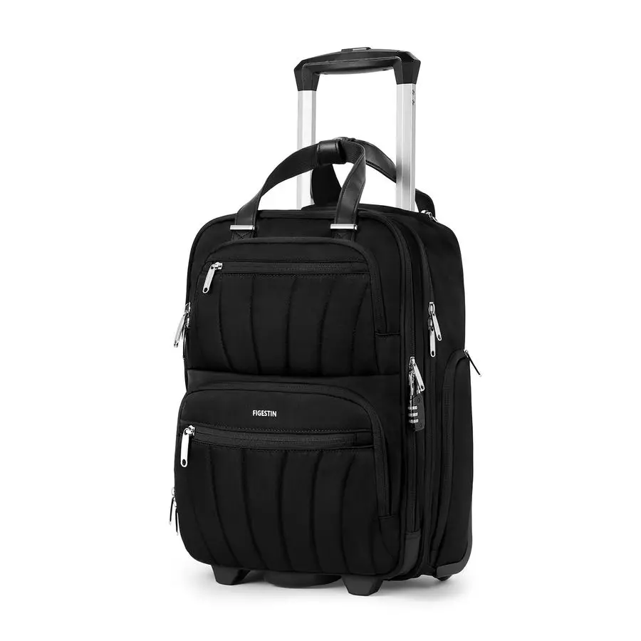 Carry On Luggage with Wheels, 16inch Softside Rolling Under Seat Luggage, Lightweight Overnight Carry On Suitcase for Women MenB
Carry On Luggage with Wheels, 16inch Softside Rolling Under Seat Luggage, Lightweight Overnight Carry On Suitcase for Women MenB