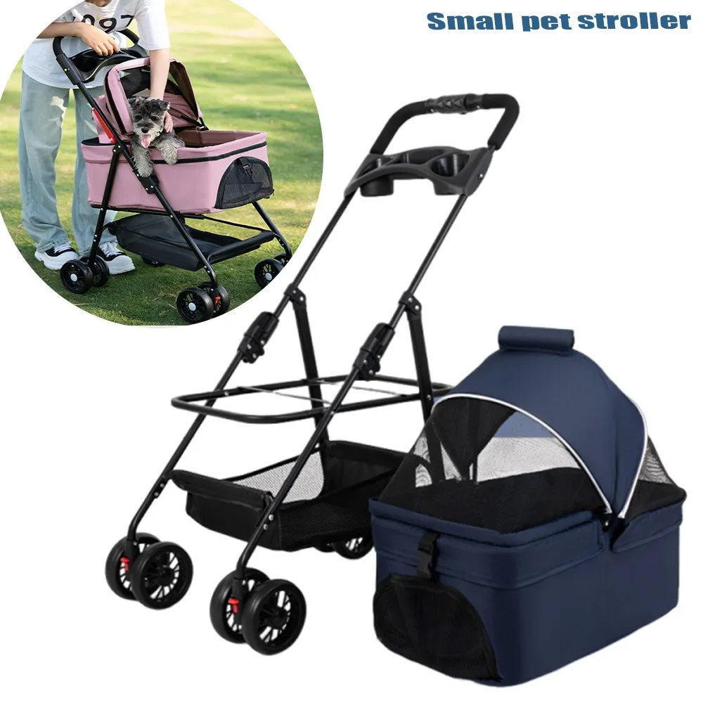 Pet Cat Dog Stroller Going Out Lightweight Foldable Inseparable Convenient Travel Dog Cat Teddy Baby Stroller Small Pet Stroller
Pet Cat Dog Stroller Going Out Lightweight Foldable Inseparable Convenient Travel Dog Cat Teddy Baby Stroller Small Pet Stroller