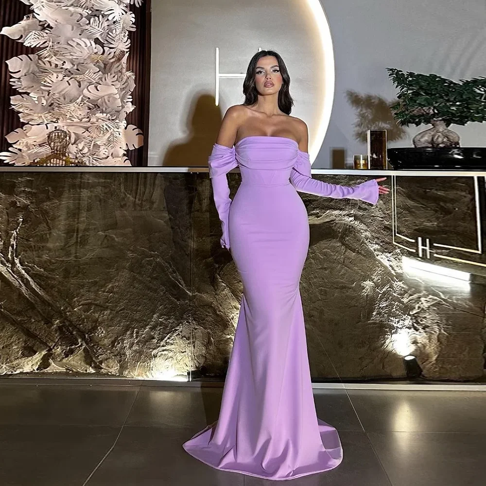 Modest Women Boat Collar Satin Solid Formal Evening Party Dress Sexy Sheath Backless Court Prom Party Gown Vestidos De Novia
Modest Women Boat Collar Satin Solid Formal Evening Party Dress Sexy Sheath Backless Court Prom Party Gown Vestidos De Novia