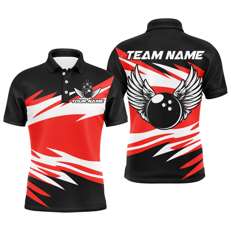 Trend Bowling Wings Pattern Polo Shirts For Men Fashion Summer Custom Name 3D Printed Team Uniforms Casual Streetwear Tees Tops
Trend Bowling Wings Pattern Polo Shirts For Men Fashion Summer Custom Name 3D Printed Team Uniforms Casual Streetwear Tees Tops