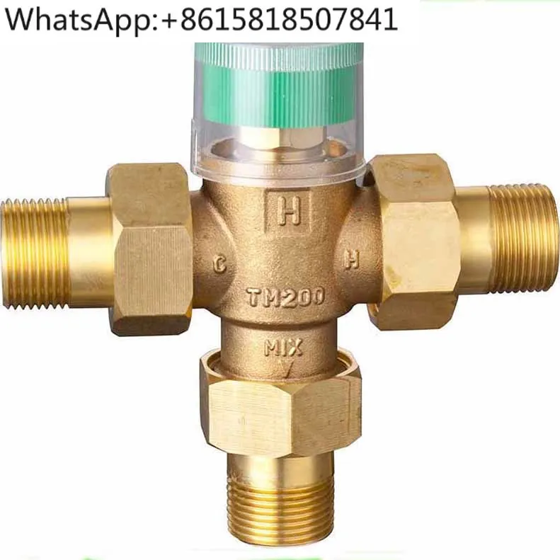 Bronze 4 points 6 points 1 inch live connection thermostatic valve thermostatic mixing valve, engineering pipeline valve
Bronze 4 points 6 points 1 inch live connection thermostatic valve thermostatic mixing valve, engineering pipeline valve