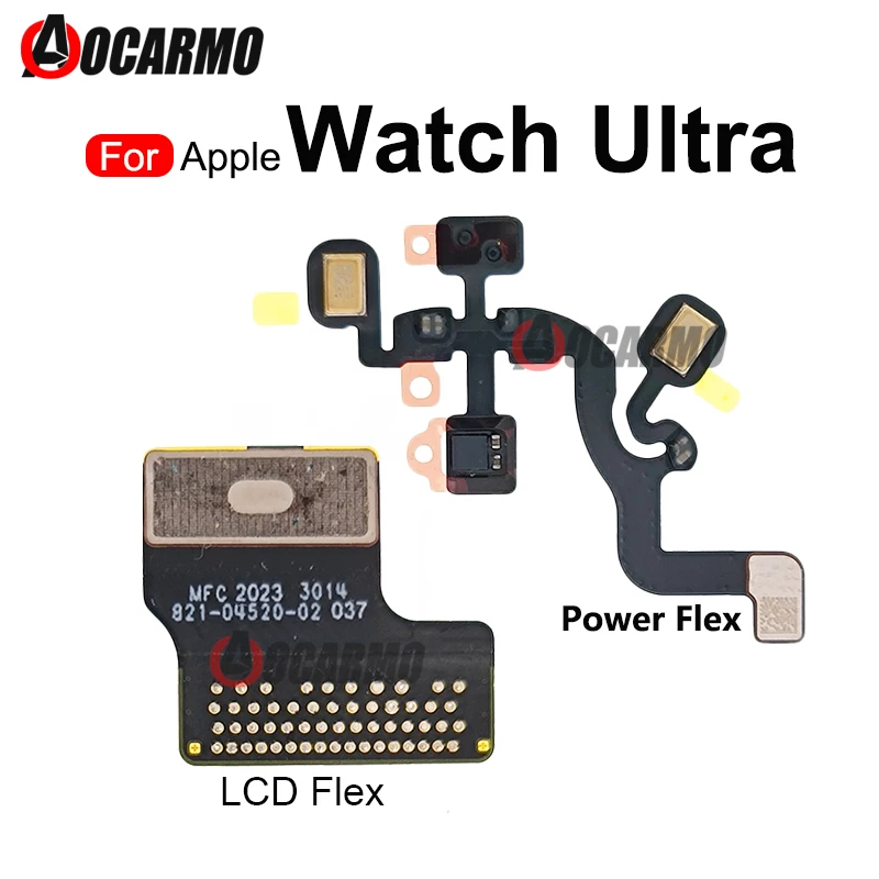 Для Apple Watch Ultra 49 мм гибкий кабель включения/выключения питания и ЖК-экран
Для Apple Watch Ultra 49 мм гибкий кабель включения/выключения питания и ЖК-экран
